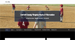 Desktop Screenshot of carrollcountyparksandrecreation.com